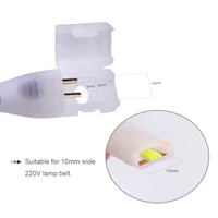 High Bright COB LED Strip Light 288leds/M EU Plug 220V 110V US Plug Outdoor Garden FOB LED Tape For Bedroom Kitchen Lighting 2