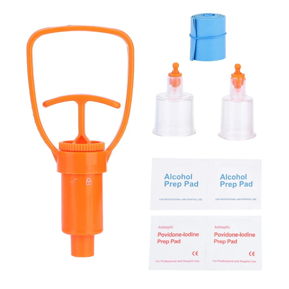 Venom Extractor Survival Tool Outdoor Venom Snake Mosquito Bee Bite Vacuum Suction Pump Survival Camping Hiking First Aid Safety Rescue