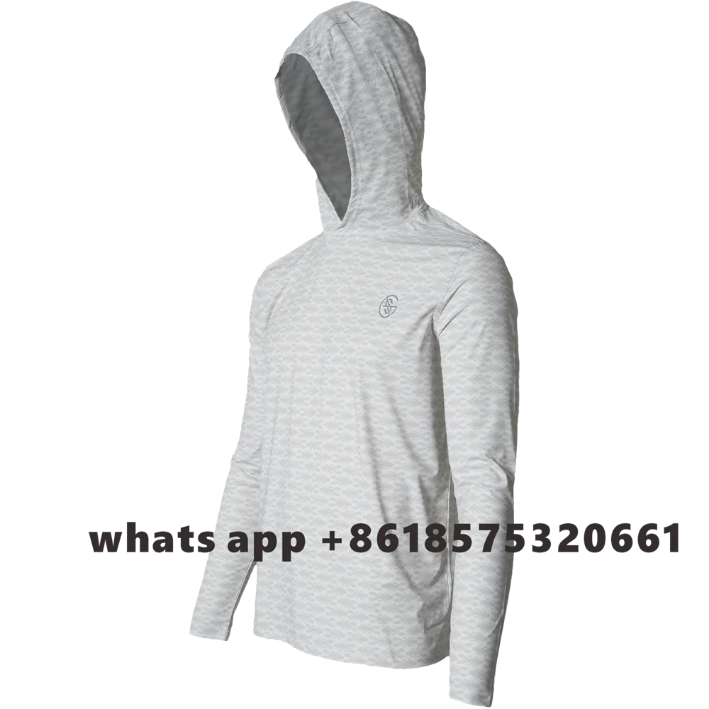 Summer Fishing Hoodie Boys & Girls Fun Fishing Hoodie Long Sleeve Clothing Camisa De Pesca Breathable Shirts 202