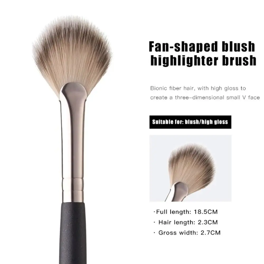 Description Picture 2 of itemSupplies Women Partial Cosmetic Makeup Tool Bronzer Contour Makeup Brush Blush Brush Loose Powder Brush Highlighter Brush