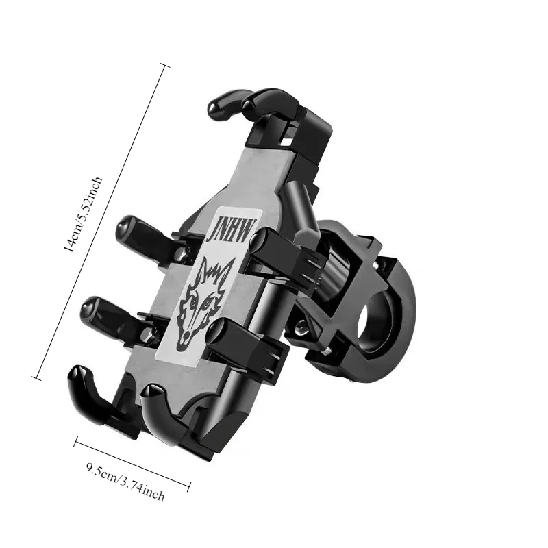 360° Rotating Motorbike Mobile Phone Holder Takeaway Rider Navigation Electric Car Car Bicycle Shockproof Mobile Phone Holder