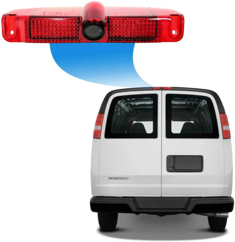 CCD Car Brake Light Reverse Camera for Chevrolet express Light Parking Rear View Camera Night Vision Car Rearview Mirror Monitor