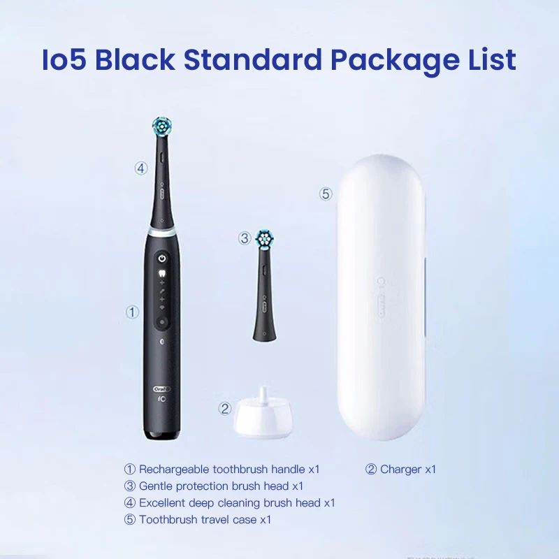 Oral-B iO5 Ʈ Ҵ  ĩ,  , ĩ Ÿ̸, з  , 5  