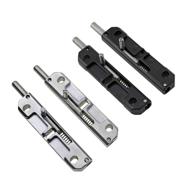 

Zinc Alloy Hinge With Spring Telescopic Bolt For Industrial Equipment Cabinet Hinge