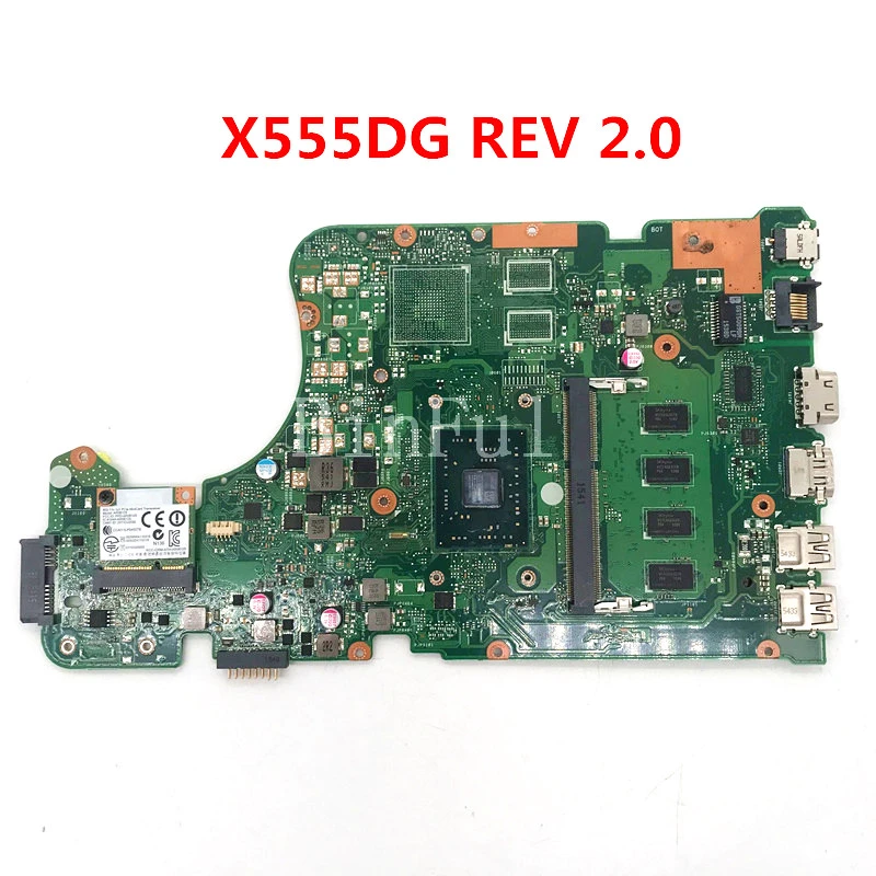 cheap motherboard for pc High Quality Mainboard For ASUS X555YI X555YA X555D A555DG X555QG X555Y Laptop Motherboard A6-7310 4GB REV2.0 100%Full Tested OK pc motherboard cheap