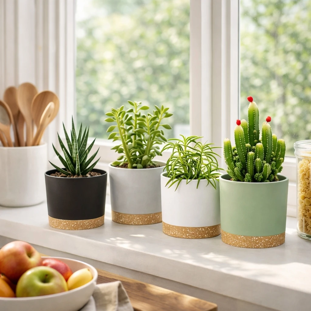 Round Detachable Flower Pot 5