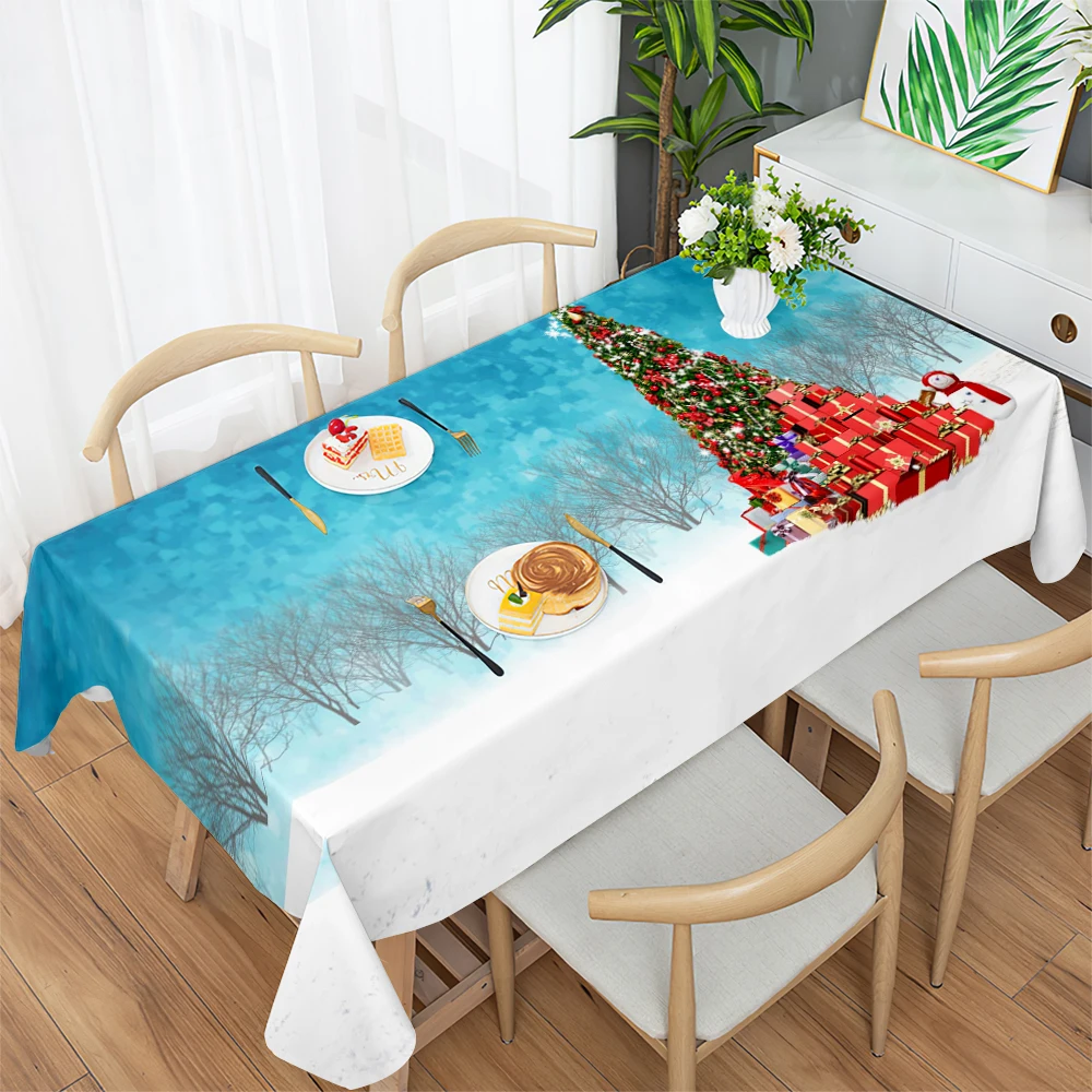 

Christmas Christmas Eve New Year Tablecloths Wedding Decoration Birthday Party Decoration Tablecloths Dining Table Coffee Table