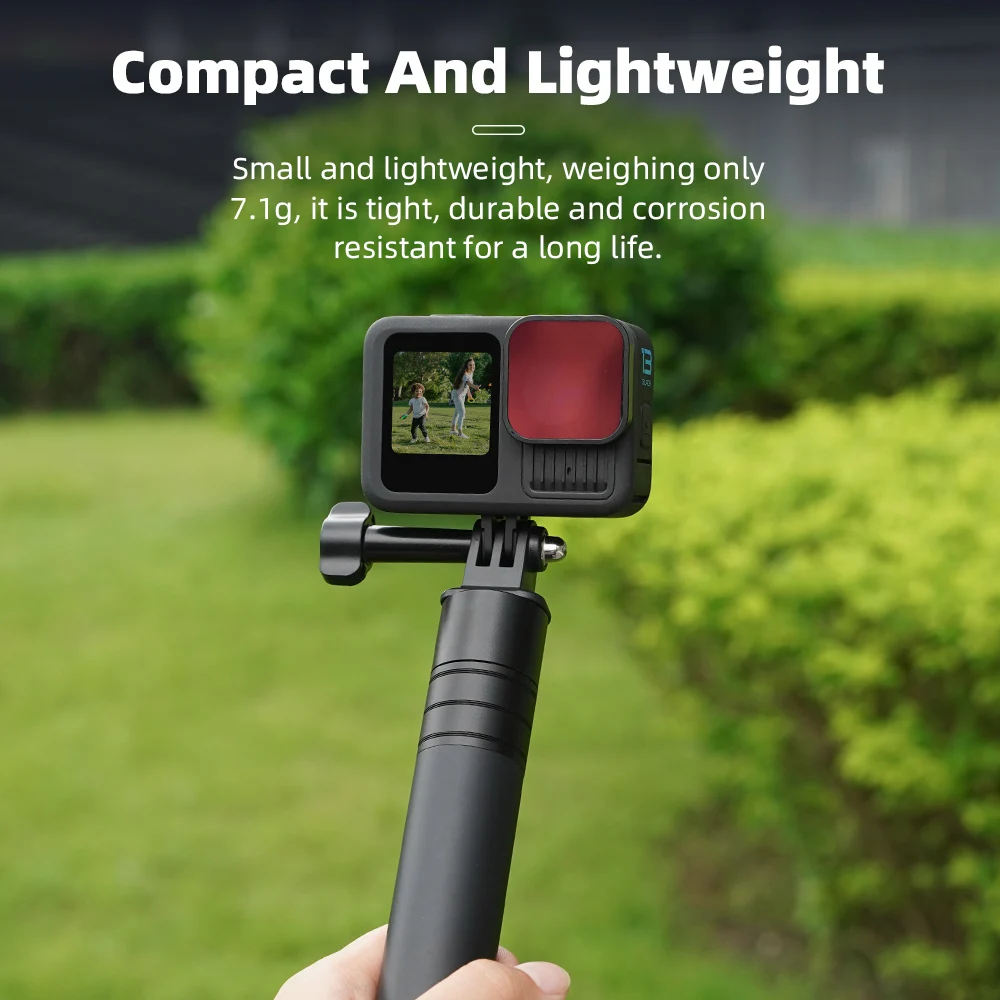 Description Picture 6 of itemBRDRC Lens Filter Set for GoPro Hero 12 11 10 9 Black Alloy Frame UV CPL ND8 ND16 Polarizing Filters Action Camera Accessoreis