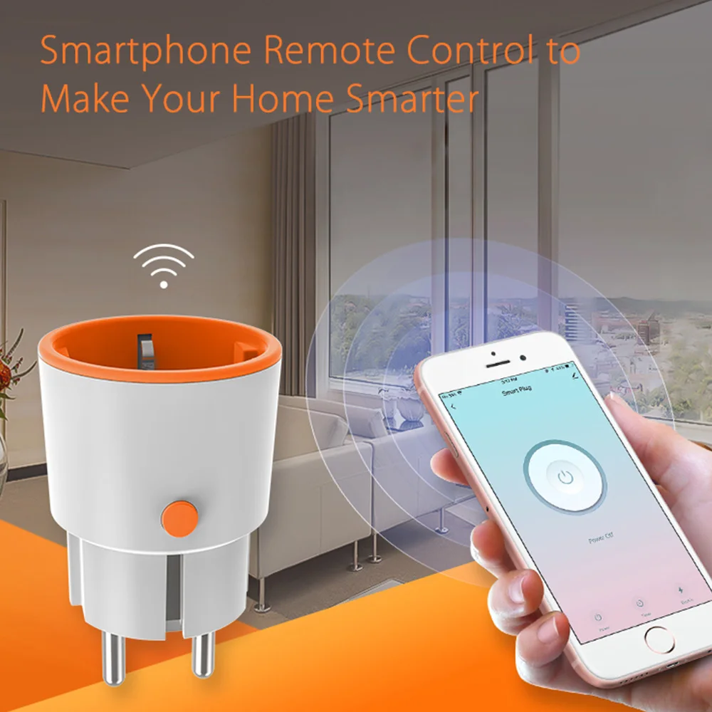 Tuya ZigBee3.0 16A ° WiFi EU Ʈ ÷ ܼƮ  ȣ Google Alexa   ۵,  ʿ 