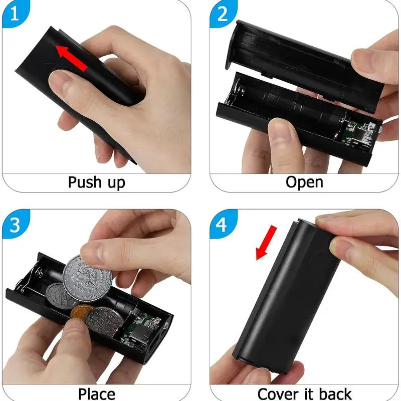 Charger shape piggy bank Diversion Safe Stash Hiding Compartment for Keys Cash Coin Organizer Portable Jewelry Storage Container