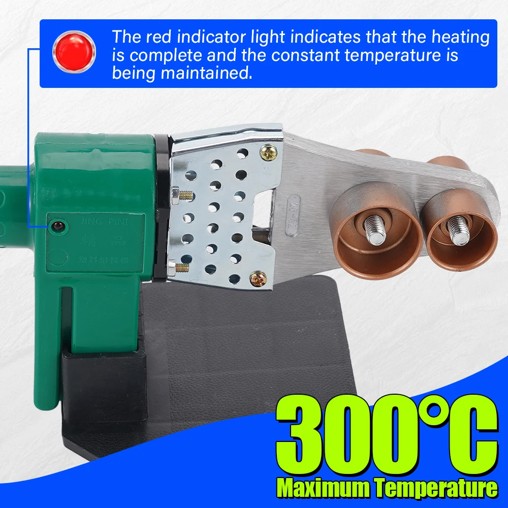 1200W 220V PPR 파이프 열융착기 20/25/32mm 다이 헤드 플라스틱 튜브 용접기 키트 (파이프 커터 포함) PE PVC 수도관용