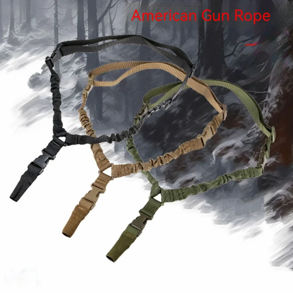 

Tactical Single Point Gun Sling Shoulder Strap Rifle Rope Belt Shot Gun Belt Hunting Accessories Tactical Gear