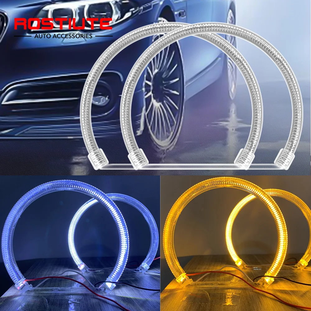 KEIN 4inch angel eye fog lamp led ring light car projector fog light Car  COB angel eye light LED Angel Eyes Fog Lamp Ring Lens Projector Halo Ring  Fog Lamp car fog