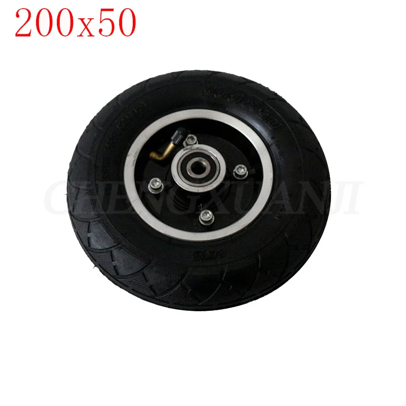 200*50electric Scooter Tyre With Wheel Hub8" Scooter 200x50 Tyre