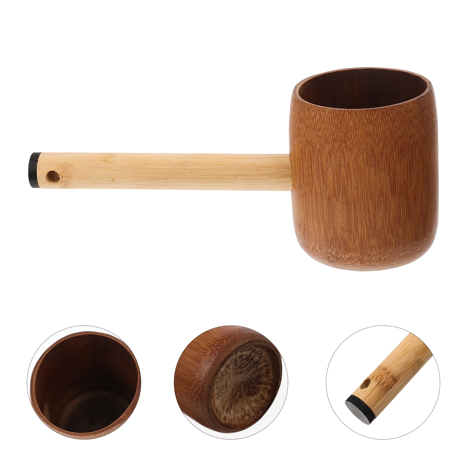 Multipurpose Child Bath Salts Bathing Bamboo System Long Handle Ladle for Garden