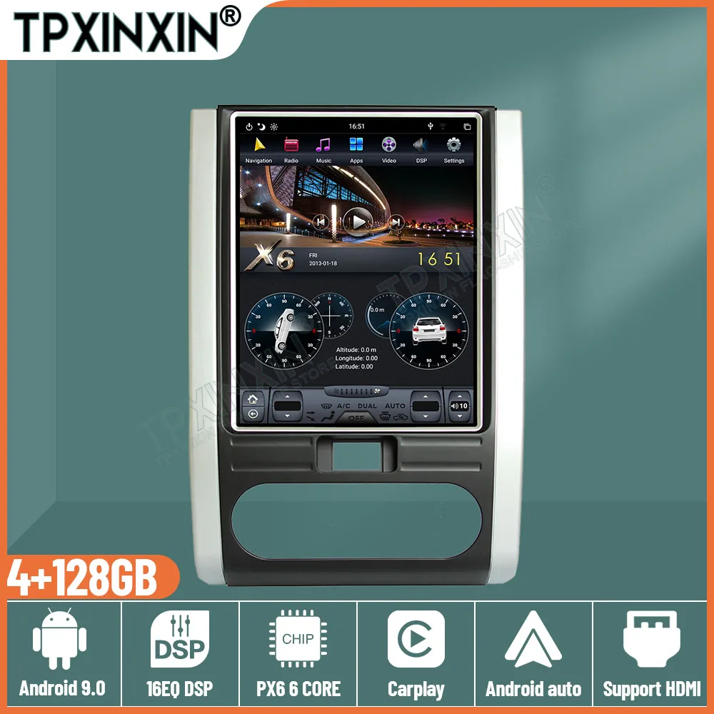 

for Nissan X-Trail 2007-2014 Car Radio Tape Recorder DVD Android 9 Tesla Style Screen Stereo Auto Radio Multimidia Video Player