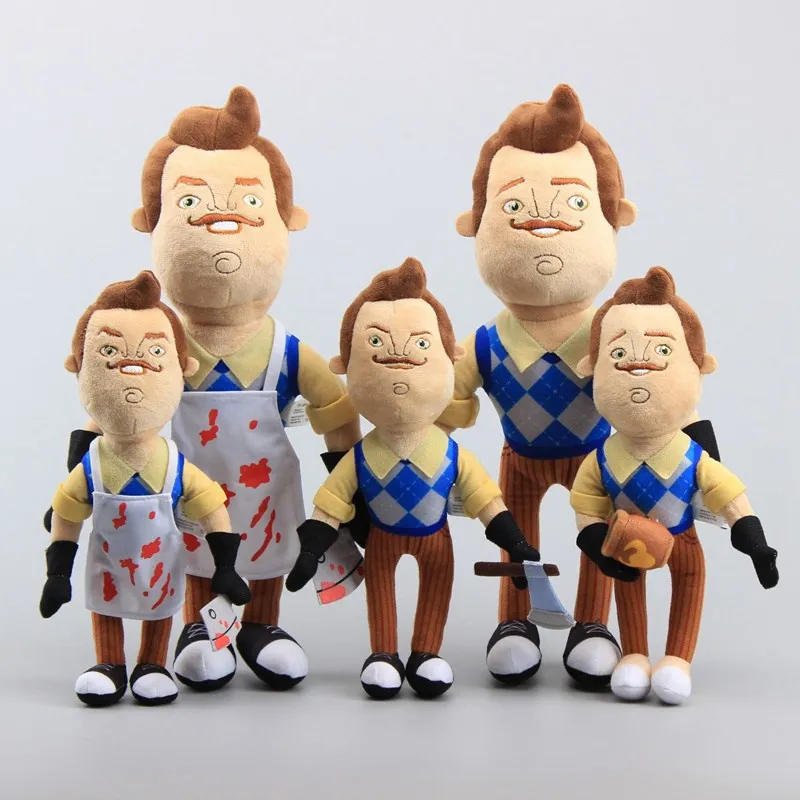 

New Game Hello Neighbor Character Model Mcfarland Plush Doll Toy Doll Ornament Gift Toy