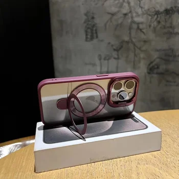 Magsafe Magnetic Kickstand Stand Case For iPhone 16 15 12 13 14 Plus 11
