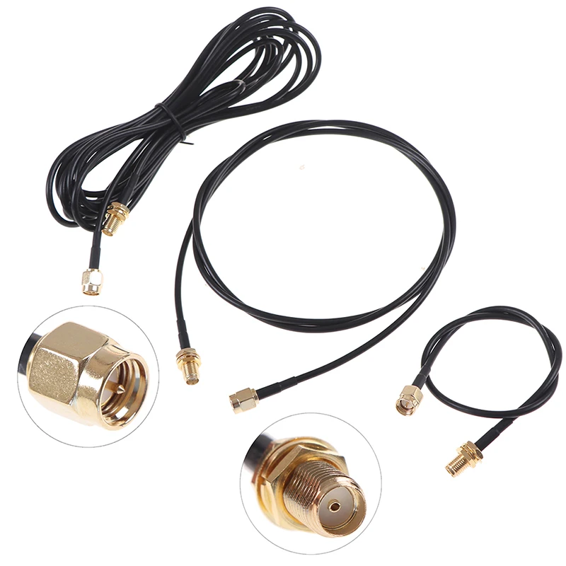 

1PC 0.3-5M RG174 SMA Male/Female Cable Connector Adapter Wi-Fi Radios Wireless LAN Devices And Infrastructure