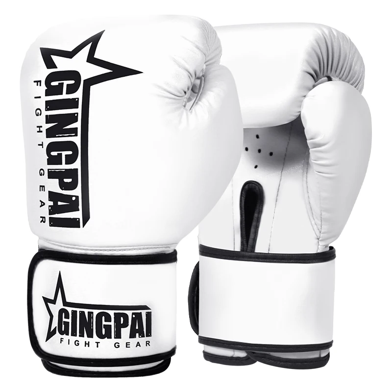 Boxing Gloves Professional Boxing Gloves Men Training Fighting PU Leather Breathable Karate Kickboxing Muay Women 6 10oz