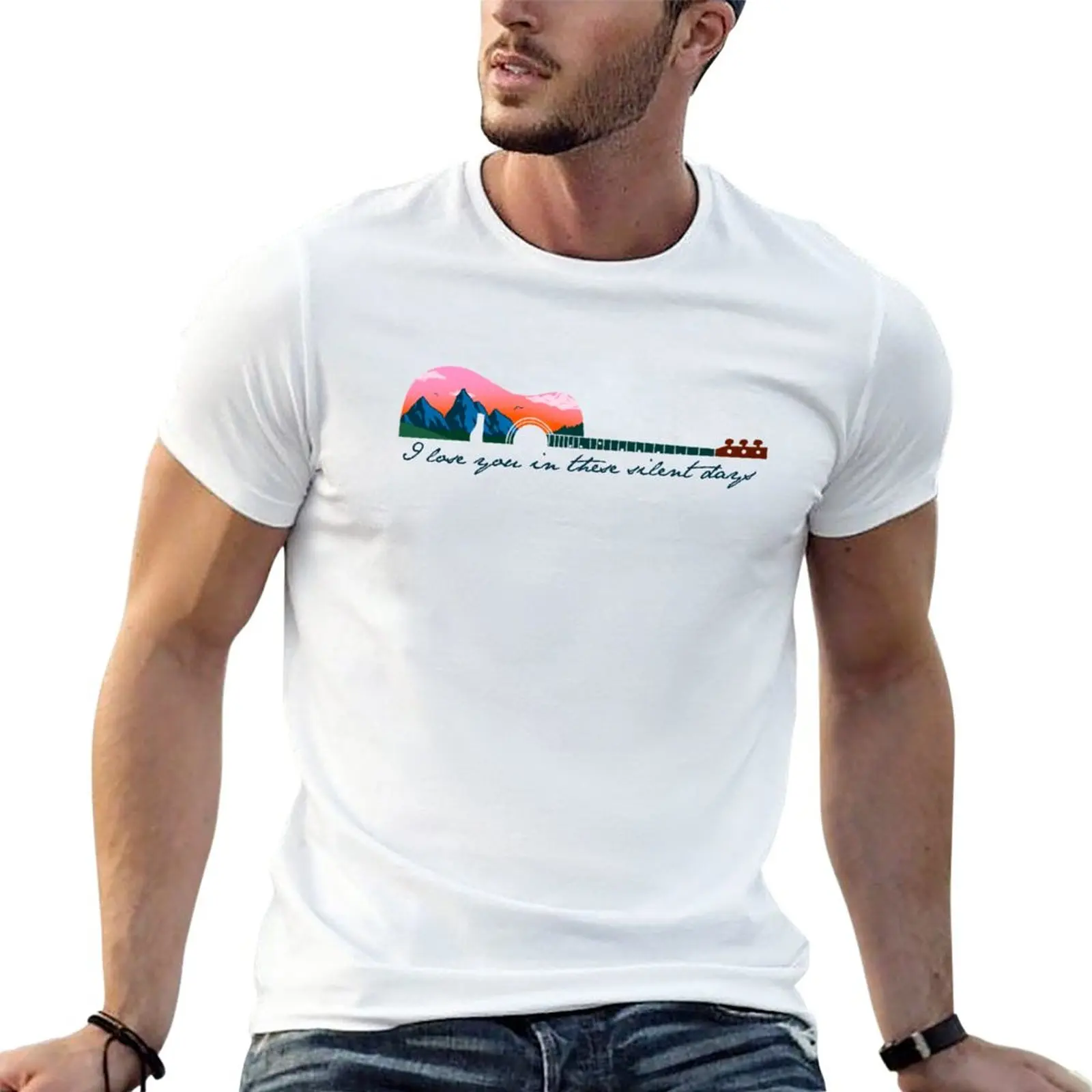 Maglietta Per Chitarra Marca Silent Days Taglie Forti Maglietta Taglie Forti Da Uomo