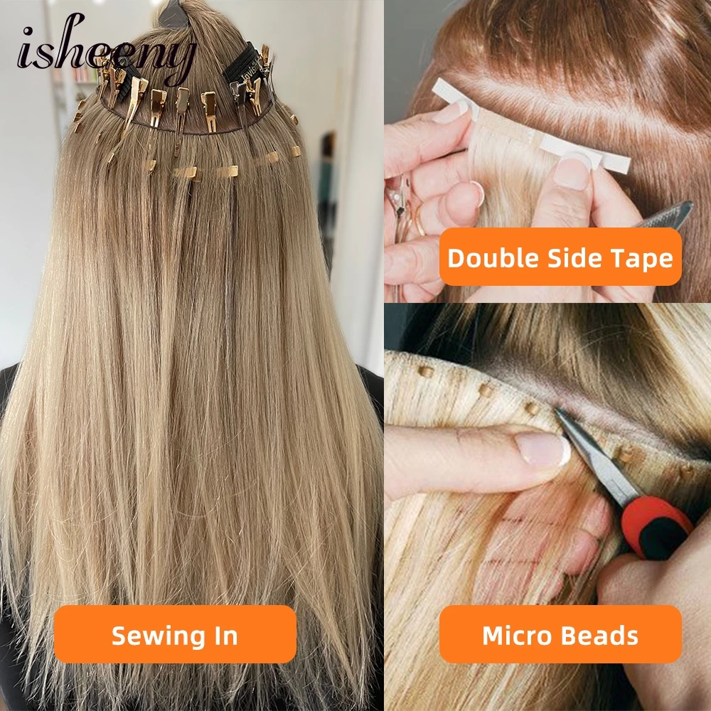 Isheeny Straight Long Tape Weft Hair 12