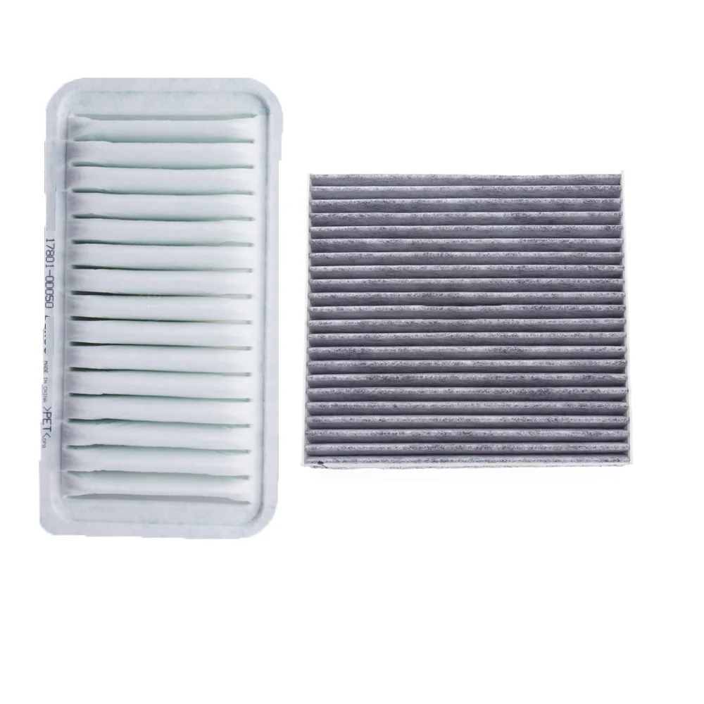 

Air Filter Cabin Filter For Toyota Allex E120 2001-2006 Model 17801-0D050 17801-0D010 87139-52010 88568-12040