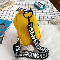 Children Messenger Bag Cute Canvas Crossbody Chest Bag Trendy Mother Kid Bags for Girl Solid Bags for Children Bolsas Para Niños 2