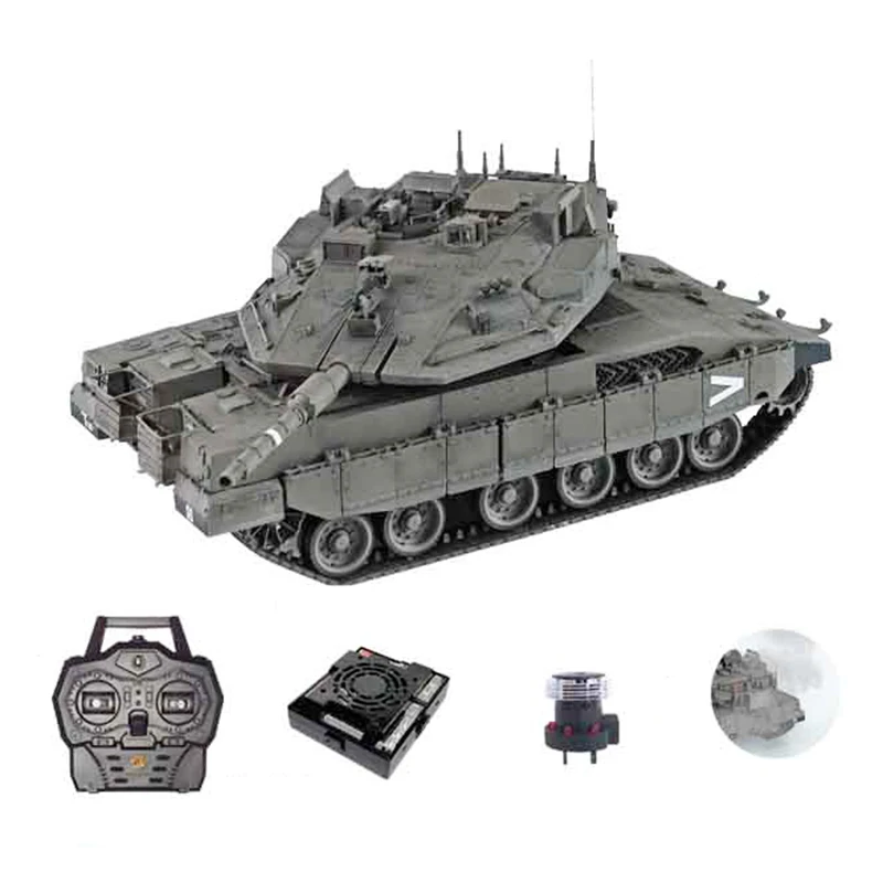 1/16 RC Tank Israel Merkava 4M Main Battle Tank Metal Model Boy Toy 3