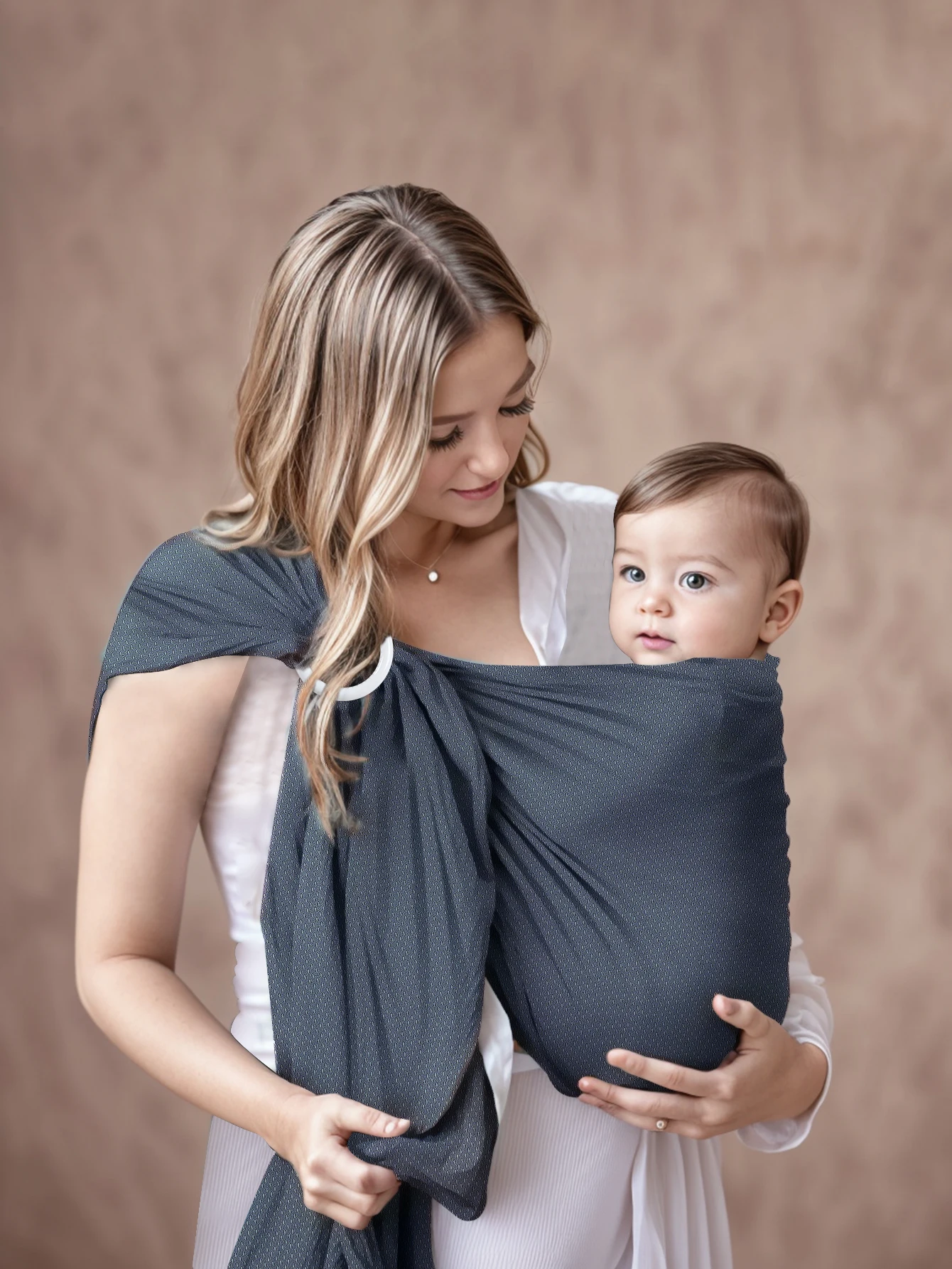 Baby Water Ring Sling Carrier | Lightweight Breathable Mesh Baby Wrap for Infant, Newborn, Kids and Toddlers 2