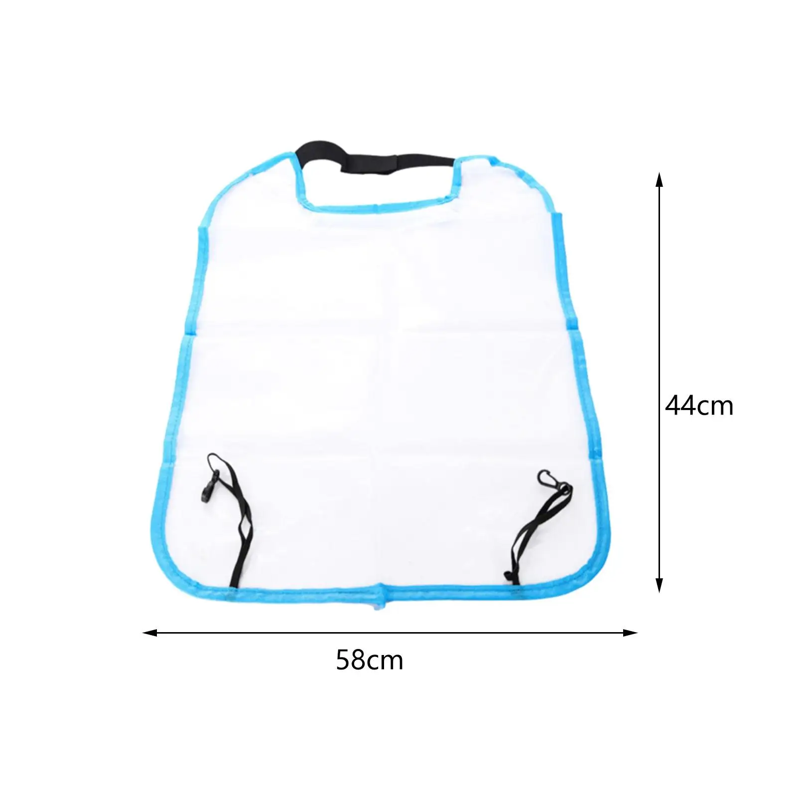 Auto Clear Seat Back Anti Kick Pad Durable Auto Back Seat Guards Clear Cover