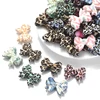 5Pcs Leopard Print Bows Silicone Beads 22x28mm Baby Teething Teether Beads DIY Baby Pacifier Chain Bracelet Care Chew Toys Gifts 1