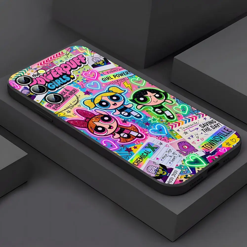 Adorable Powerpuff Girls Illustrated Phone Case Back Cover