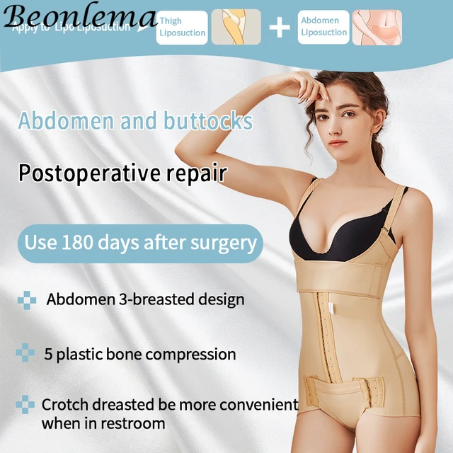 Women Bodysuit Fajas Colombianas Post Surgery Body Shaper Medical Grade  Abdomen Liposuction Double Compression Shapewear - AliExpress