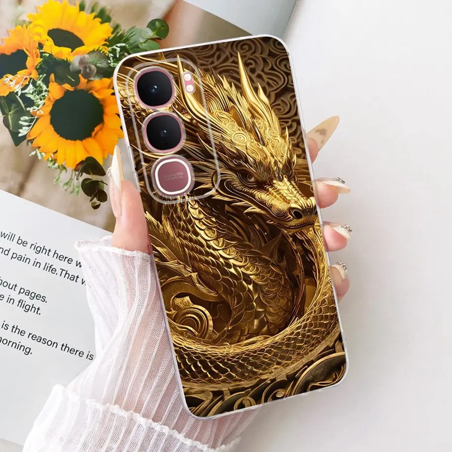Luxury Dragon Cartoon Soft Clear Silicone Phone Case Cover - Cool Protective Shell