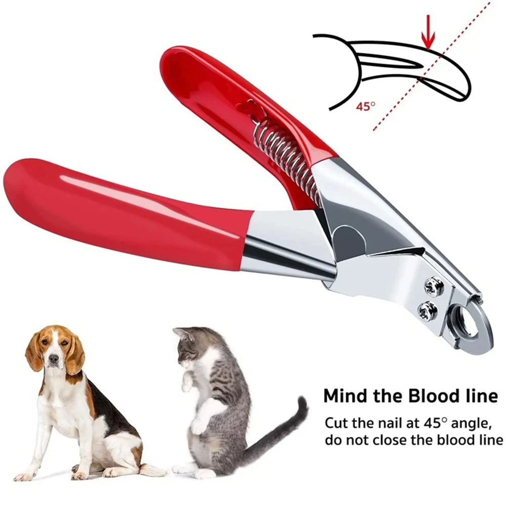Dog Nail Cutter Type U Word False Tips Professional Nail Clippers Straight Edge Cutters Manicure Pliers Guillotine Capsule