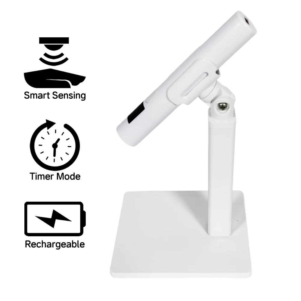 White with Stand