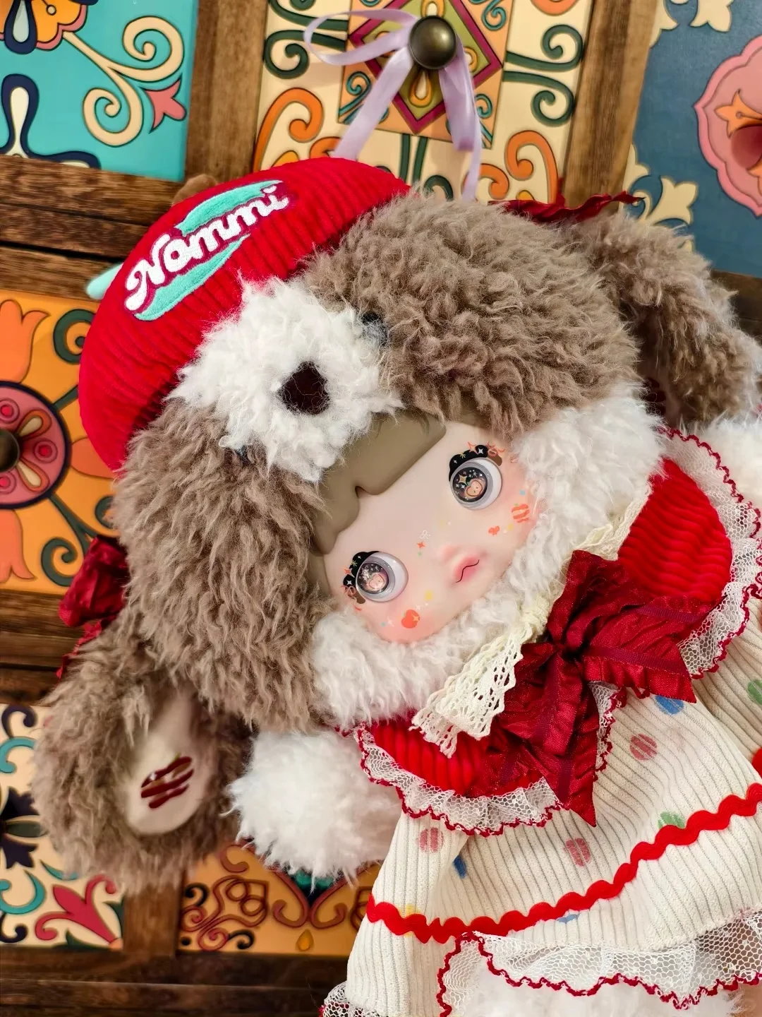 nommi 400% 犬 Apple Nommi New Product: 400% Oversized Apple Plush Blind Box Toy