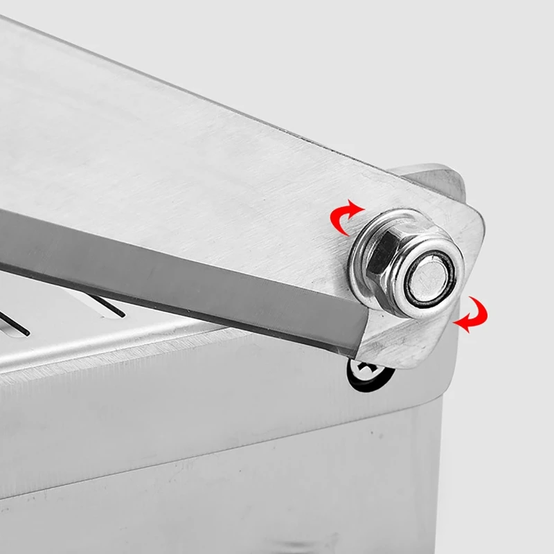 Food slicer Food Cutter Slicing Machine Beef Bacon Fish Frozen Meat Stainless Steel Home Cutting Adjustable Slice Thickness Kitchen Tool