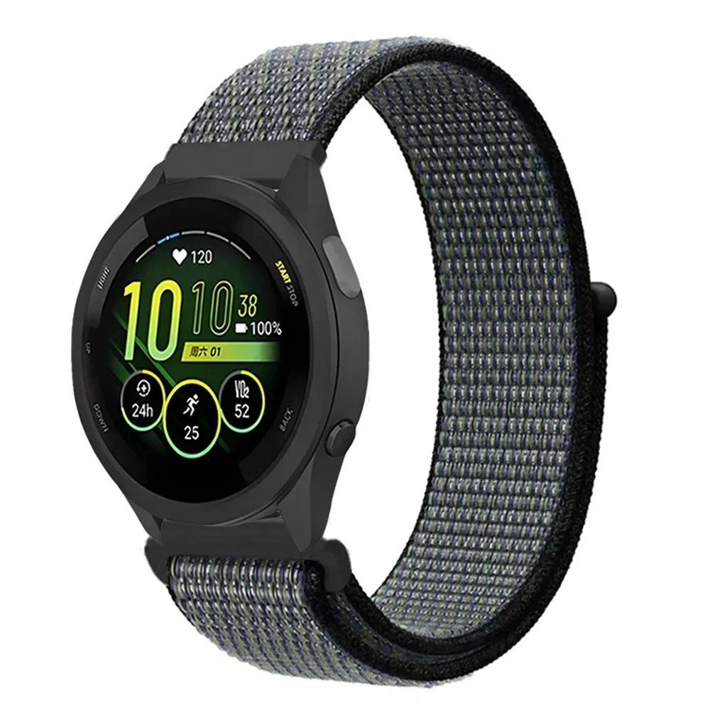 Nylon Sport Strap Bracelet - 20/22mm Adjustable Wristband