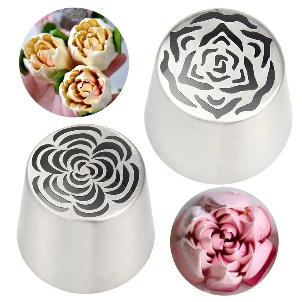 Professional Cake Decorating Set Piping Nozzles for Cake Decorating Flower Frosting Tips Rose Tulip Icing Nozzles for Bakers