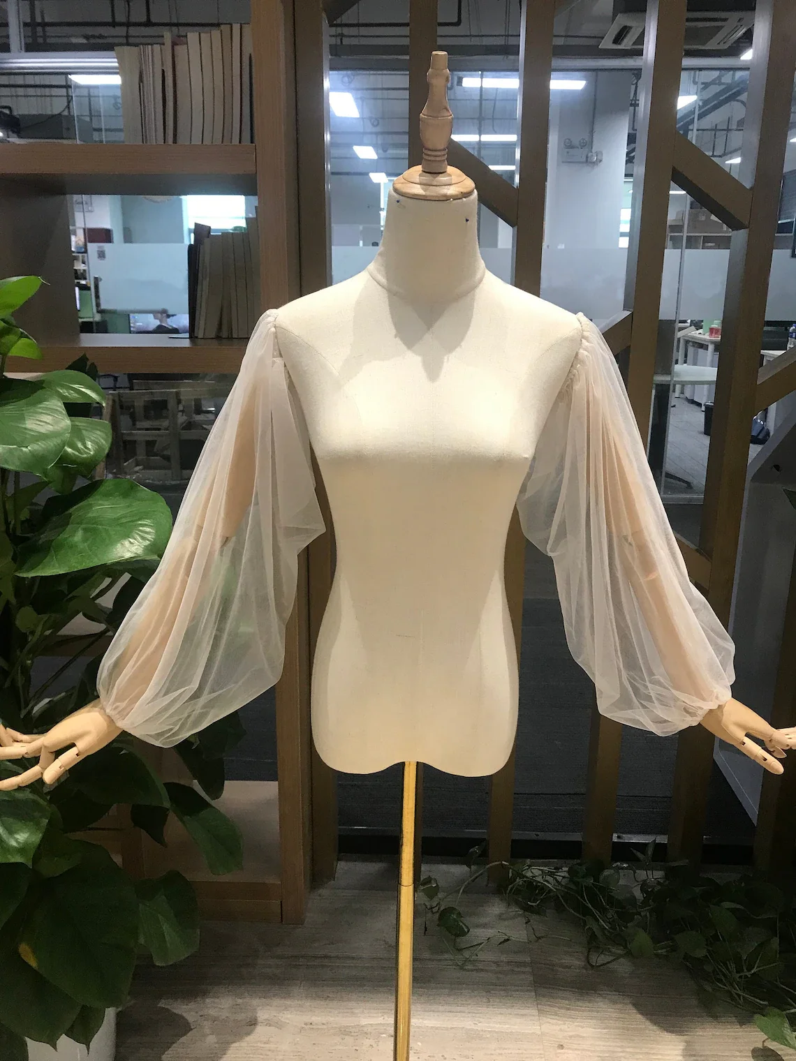Tulle Wedding Long Sleeves Accessories For Bride
