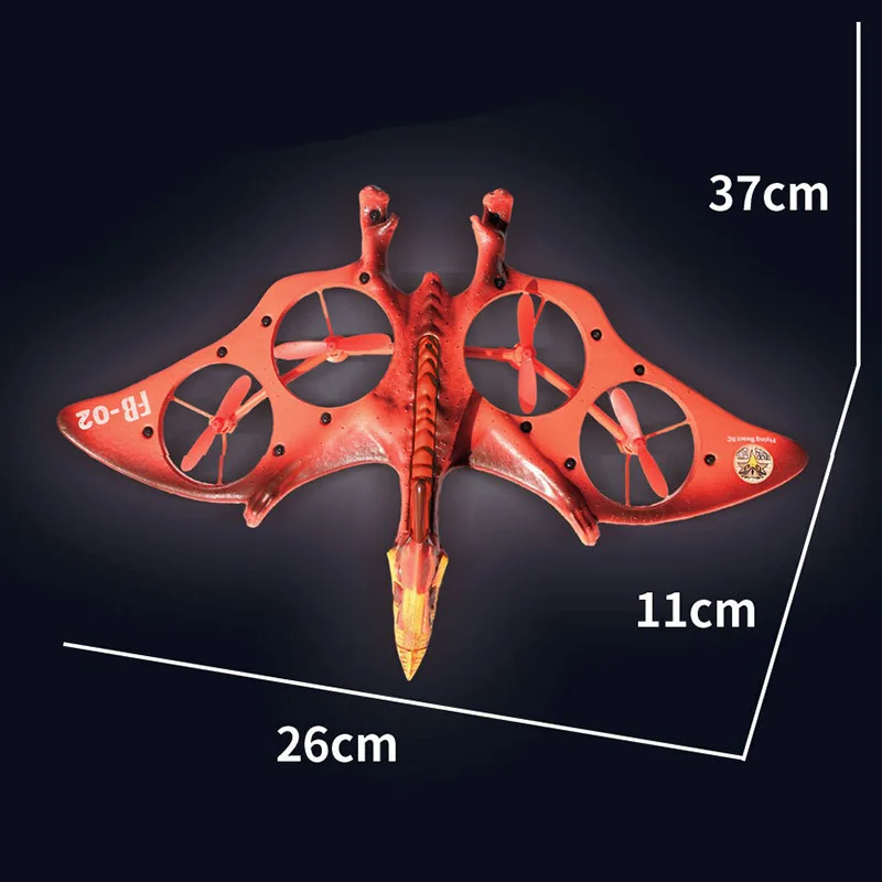 Avion RC Ptérosaure 2.4GHz 6 Canaux Gyroscope 6 Axes