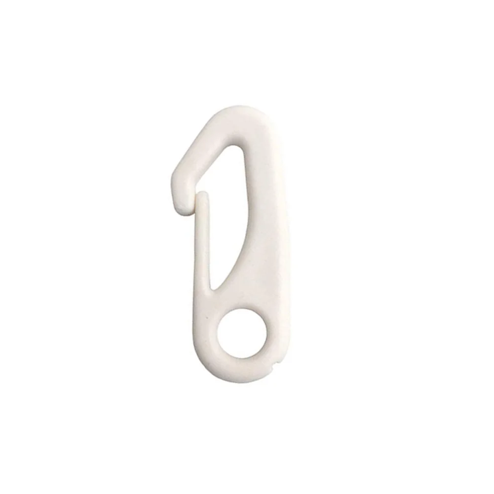 Flag Poles Garden D&eacute;cor Clips Hook Clips Garden Outdoor Living Nylon Injection Molding Plastic Flag Button White
