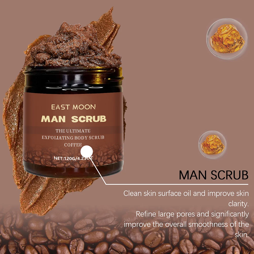 Description Picture 6 of item1/2/3pcs Body Scrub Exfoliator Shower Scrub For Rough Skin Men's Body Care Enhance Charm Deep Cleaning Clean Skin Spa