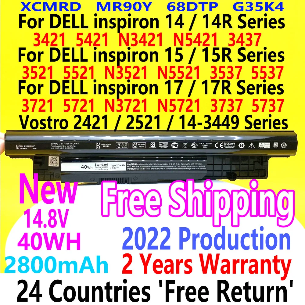 Para DELL Inspiron 3421 5421 3521 5521
