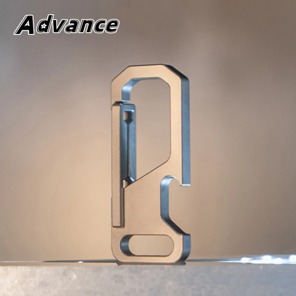 

Alloy Mechanical Keyring Ring Simple Keychain Belt Outdoor Tool Accessories