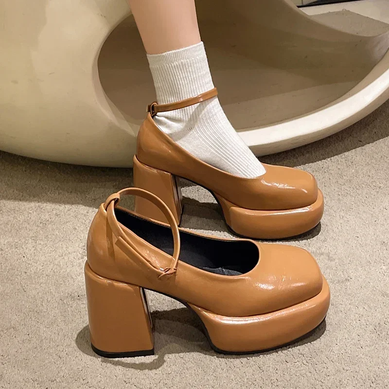 

Женские туфли на платформе и высоком каблуке, весенние модные элегантные туфли-лодочки