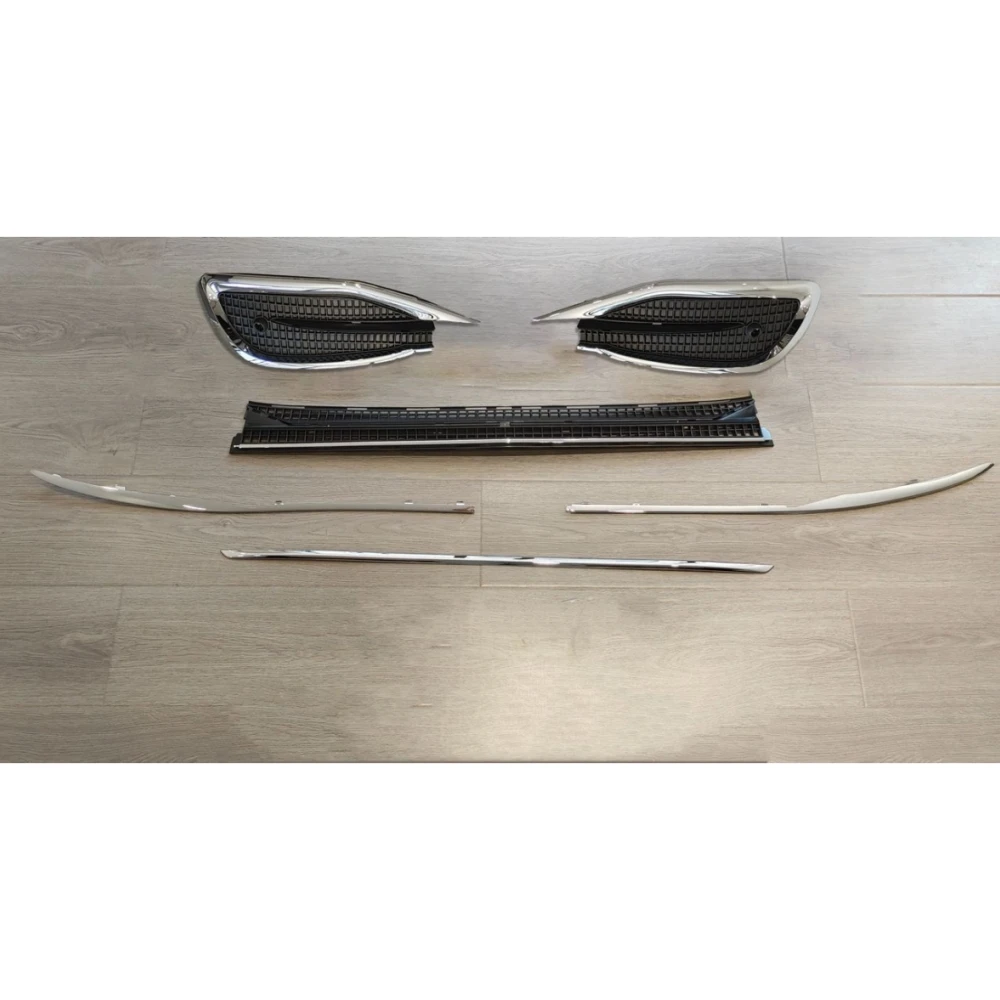 메르세데스 벤츠 S클래스 W222 S400 S450 S500 2018-2020 마이바흐용 프론트 범퍼 그릴 환기 네트워크