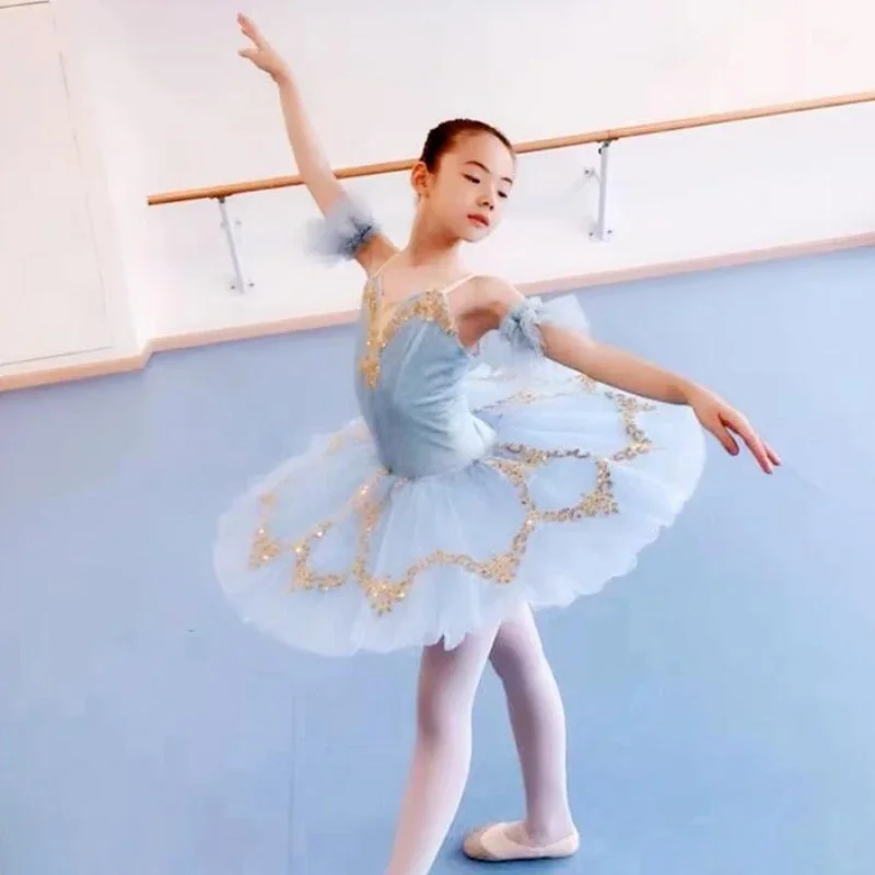 

Ballet Tutu Dance Costumes Children's Swan Lake Ballet Dress Gymnastics Leotards Dancewear Girls Professional Ballerina Clothing